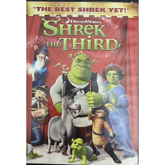 Shrek the Third (DVD, 2007, Full Screen Version) - Picture 1 of 3